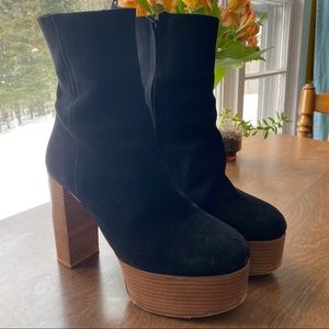 Free People Friday Night Platform Boot EUC Size 38